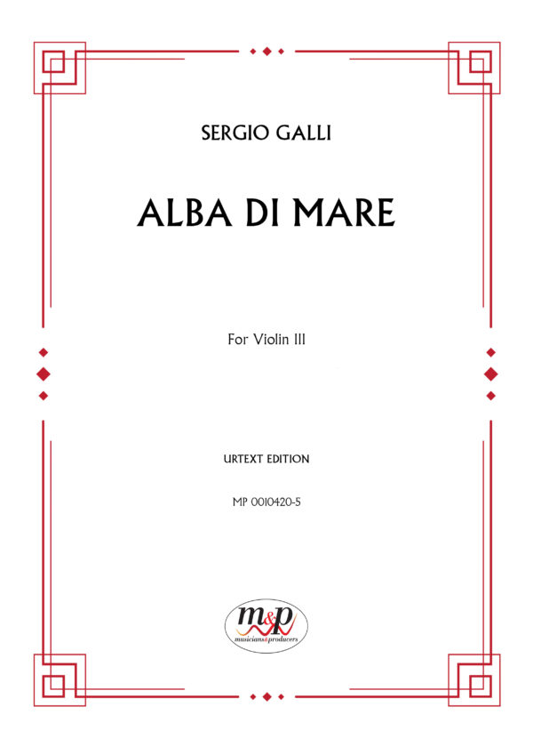 Alba di mare_Violin III